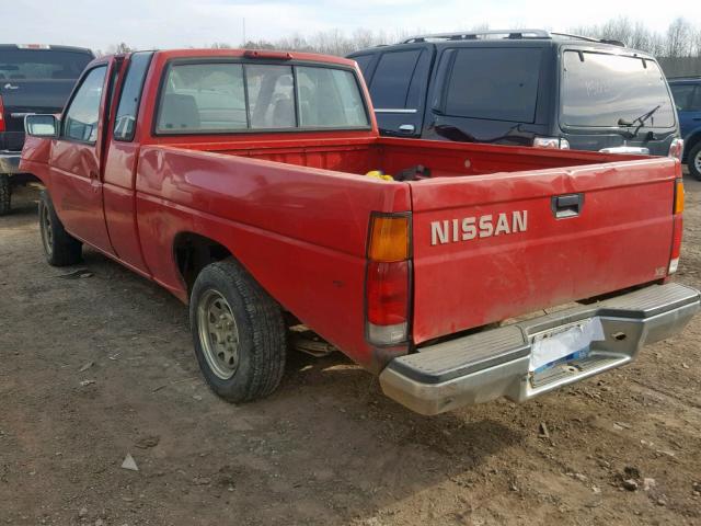 1N6SD16S4SC442399 - 1995 NISSAN TRUCK KING RED photo 3