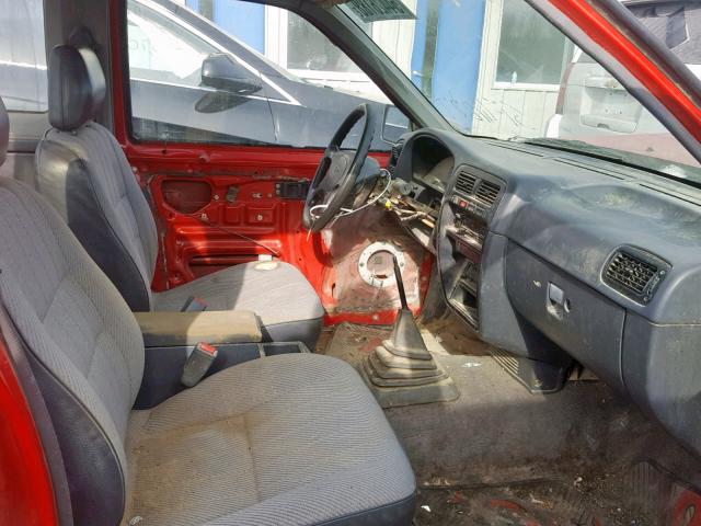 1N6SD16S4SC442399 - 1995 NISSAN TRUCK KING RED photo 5