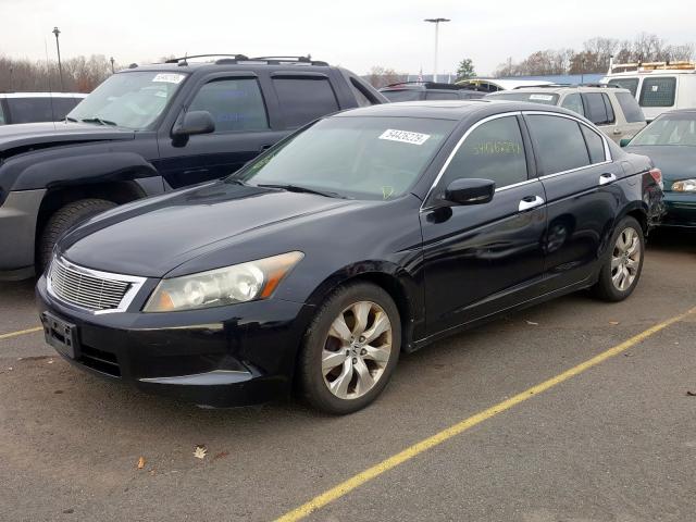 1HGCP26818A107759 - 2008 HONDA ACCORD EXL BLACK photo 2