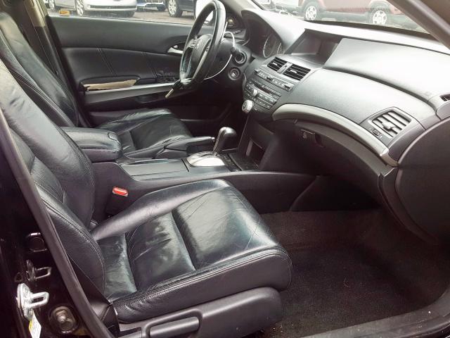 1HGCP26818A107759 - 2008 HONDA ACCORD EXL BLACK photo 5