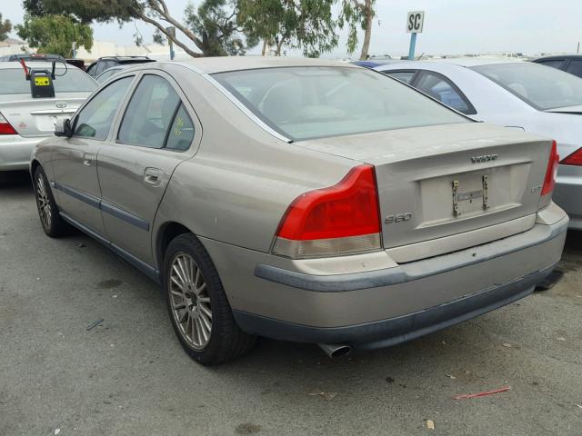 YV1RS59V142413367 - 2004 VOLVO S60 2.5T BEIGE photo 3