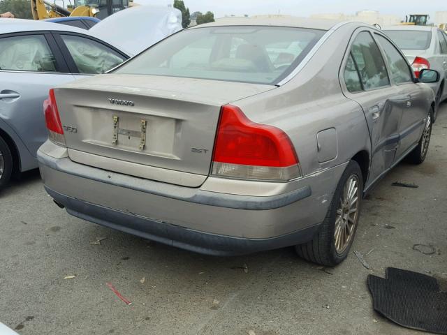 YV1RS59V142413367 - 2004 VOLVO S60 2.5T BEIGE photo 4