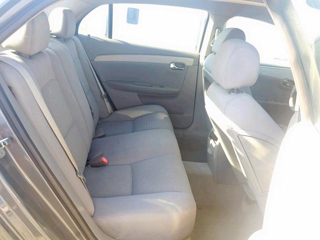 1G1ZH57B38F173940 - 2008 CHEVROLET MALIBU 1LT CHARCOAL photo 6