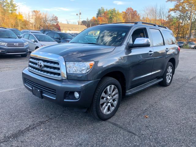 5TDJY5G16BS055075 - 2011 TOYOTA SEQUOIA LI GRAY photo 2