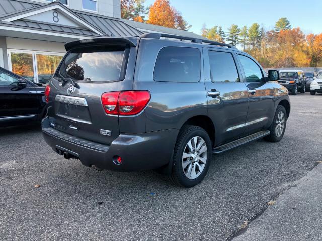 5TDJY5G16BS055075 - 2011 TOYOTA SEQUOIA LI GRAY photo 4