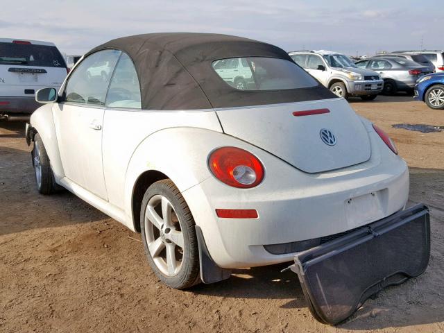 3VWFF31Y77M419322 - 2007 VOLKSWAGEN NEW BEETLE CREAM photo 3