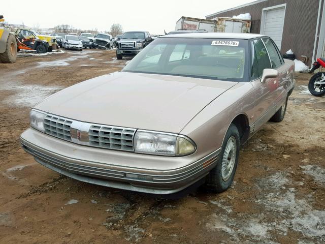 1G3CW53LXM4326790 - 1991 OLDSMOBILE 98 REGENCY TAN photo 2