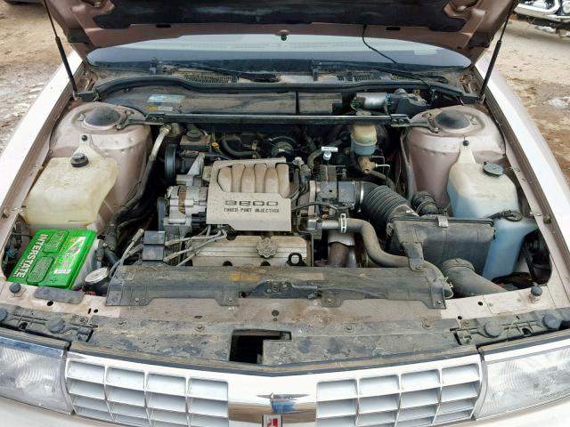 1G3CW53LXM4326790 - 1991 OLDSMOBILE 98 REGENCY TAN photo 7