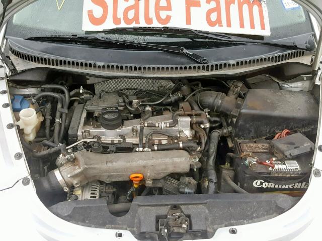 3VWCD31C74M417515 - 2004 VOLKSWAGEN NEW BEETLE ვერცხლისფერი ფოტო 7