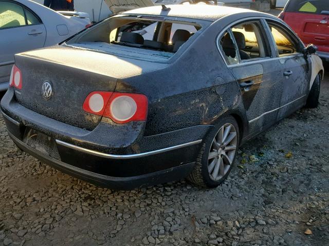 WVWCU73C27P014967 - 2007 VOLKSWAGEN PASSAT 3.6 BLACK photo 4