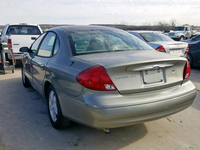 1FAFP56S71A144139 - 2001 FORD TAURUS SEL GRAY photo 3