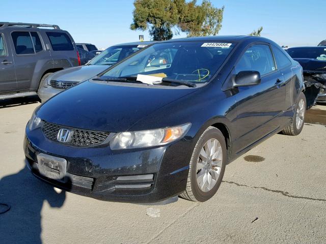 2HGFG1B99AH504410 - 2010 HONDA CIVIC EXL BLACK photo 2