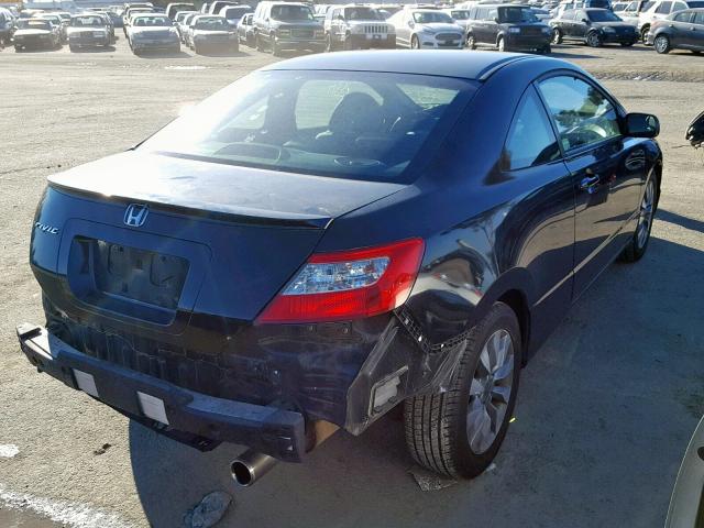 2HGFG1B99AH504410 - 2010 HONDA CIVIC EXL BLACK photo 4