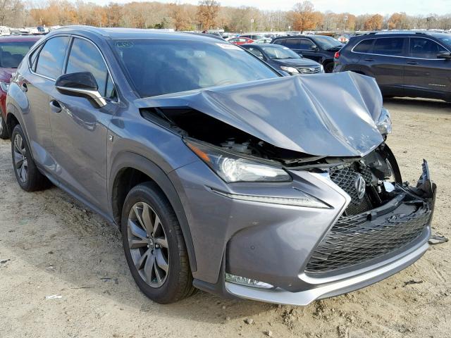 JTJYARBZ8F2016912 - 2015 LEXUS NX 200T GRAY photo 1