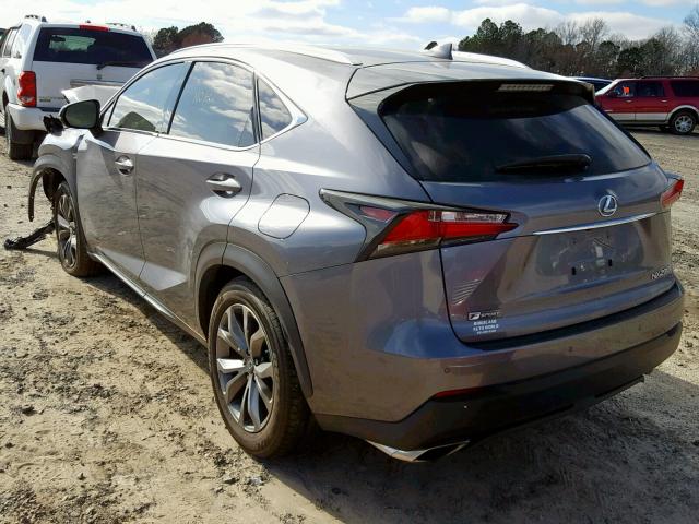 JTJYARBZ8F2016912 - 2015 LEXUS NX 200T GRAY photo 3