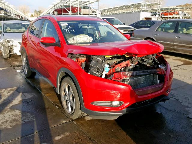 3CZRU6H74HM733106 - 2017 HONDA HR-V EXL RED photo 1