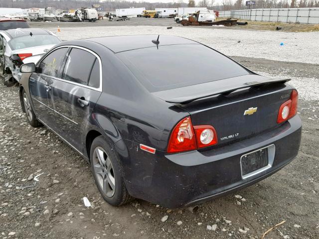 1G1ZC5EB6AF266572 - 2010 CHEVROLET MALIBU 1LT შავი ფოტო 3