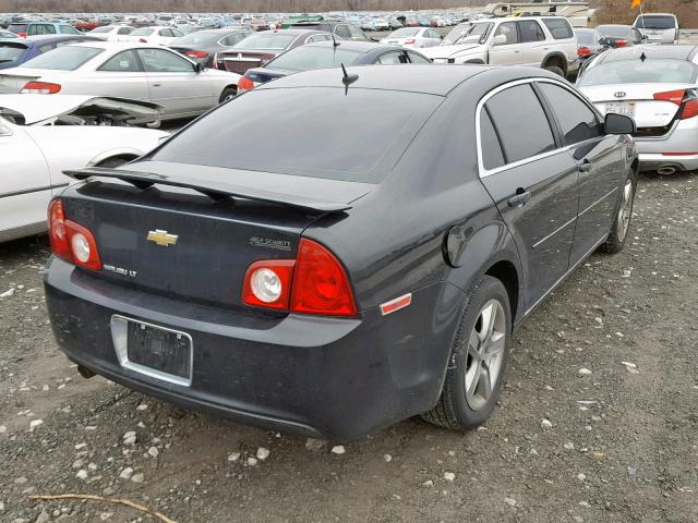 1G1ZC5EB6AF266572 - 2010 CHEVROLET MALIBU 1LT შავი ფოტო 4