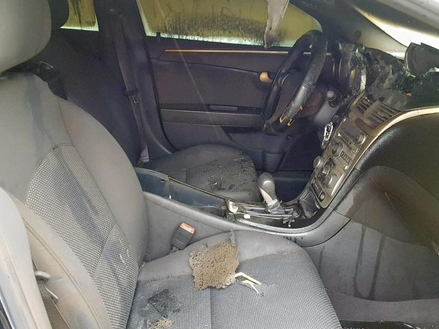 1G1ZC5EB6AF266572 - 2010 CHEVROLET MALIBU 1LT შავი ფოტო 5