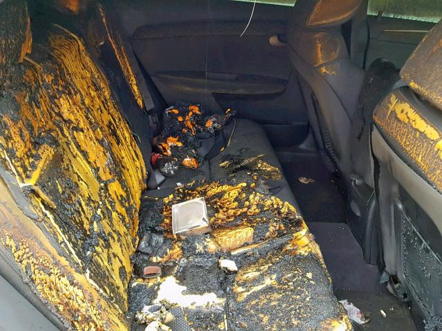 1G1ZC5EB6AF266572 - 2010 CHEVROLET MALIBU 1LT შავი ფოტო 6