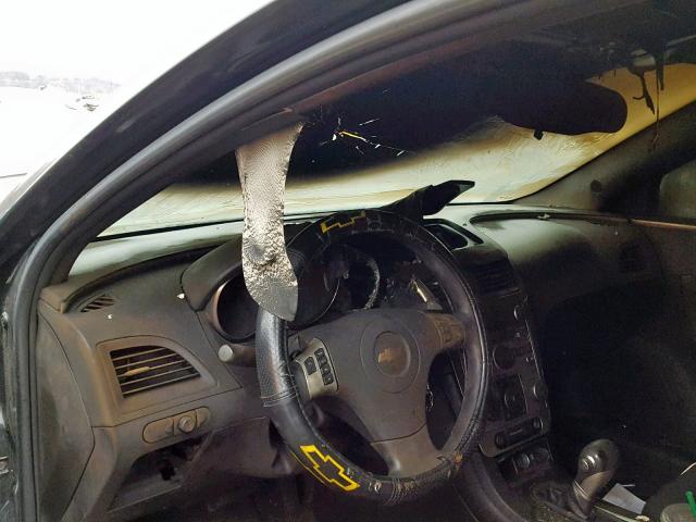 1G1ZC5EB6AF266572 - 2010 CHEVROLET MALIBU 1LT შავი ფოტო 9