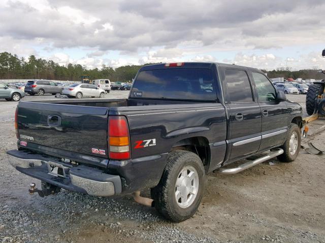 2GTEK13TX51288441 - 2005 GMC NEW SIERRA BLACK photo 4