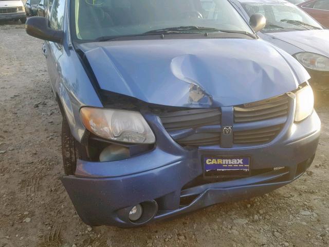 2D4GP44LX7R204944 - 2007 DODGE GRAND CARA BLUE photo 9