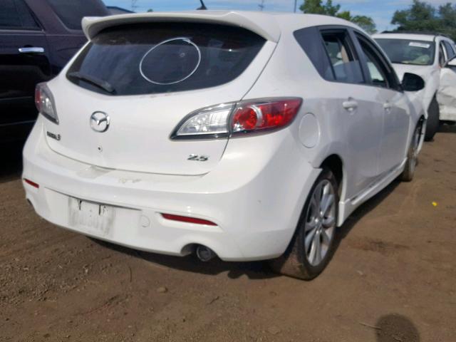 JM1BL1H61A1270543 - 2010 MAZDA 3 S WHITE photo 4