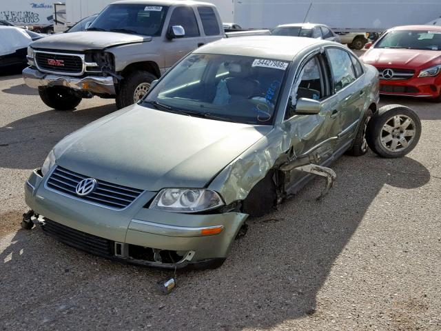 WVWRH63B23P388957 - 2003 VOLKSWAGEN PASSAT GLX 绿色 照片 2