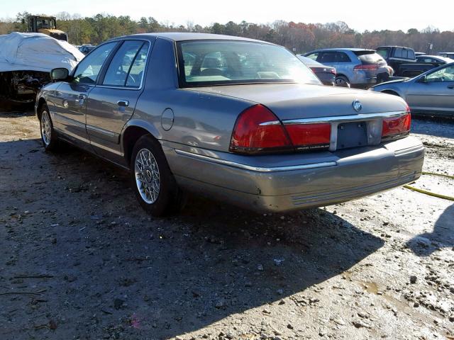 2MEFM74W3XX665362 - 1999 MERCURY GRAND MARQ GRAY photo 3