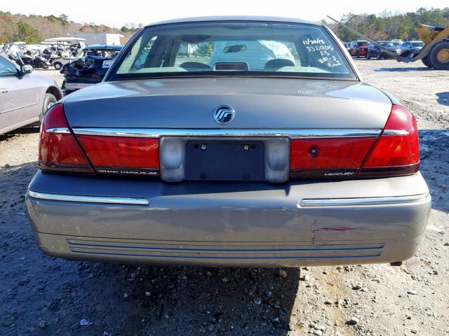 2MEFM74W3XX665362 - 1999 MERCURY GRAND MARQ GRAY photo 9