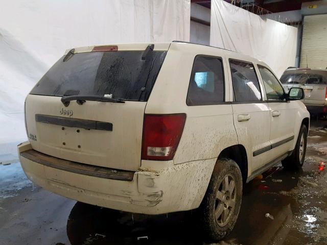 1J8GR48K28C219384 - 2008 JEEP GRAND CHER WHITE photo 4