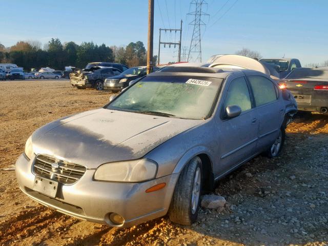 JN1CA31A41T101211 - 2001 NISSAN MAXIMA GXE GRAY photo 2