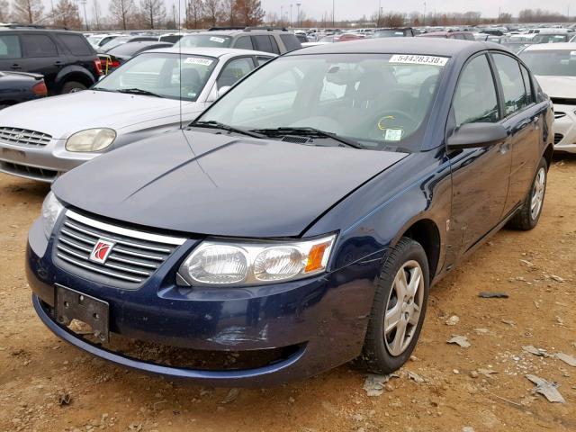 1G8AZ55F37Z176643 - 2007 SATURN ION LEVEL BLUE photo 2