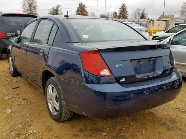 1G8AZ55F37Z176643 - 2007 SATURN ION LEVEL BLUE photo 3