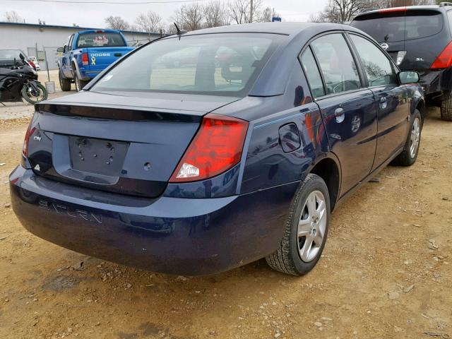 1G8AZ55F37Z176643 - 2007 SATURN ION LEVEL BLUE photo 4