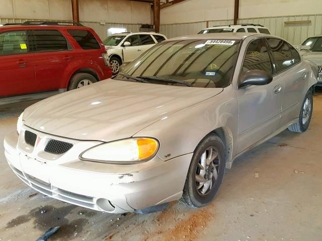 1G2NF52E03C252266 - 2003 PONTIAC GRAND AM S SILVER photo 2