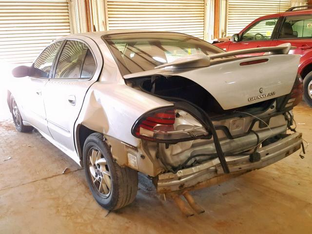 1G2NF52E03C252266 - 2003 PONTIAC GRAND AM S SILVER photo 3