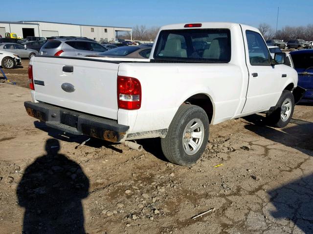 1FTYR10D08PA88276 - 2008 FORD RANGER WHITE photo 4