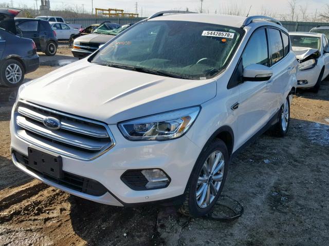 1FMCU9J91JUB49834 - 2018 FORD ESCAPE TIT WHITE photo 2