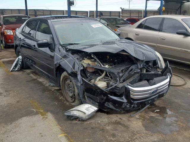 3FAHP06Z87R271991 - 2007 FORD FUSION S BLACK photo 1