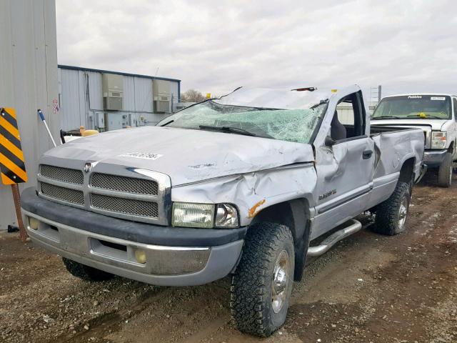 3B7KF26Z11M561279 - 2001 DODGE RAM 2500 GRAY photo 2