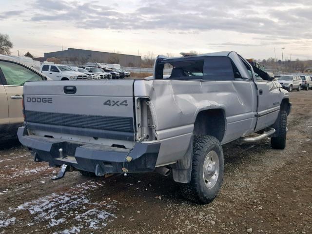 3B7KF26Z11M561279 - 2001 DODGE RAM 2500 GRAY photo 4