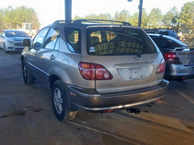 JT6GF10U9Y0063543 - 2000 LEXUS RX 300 GOLD photo 3