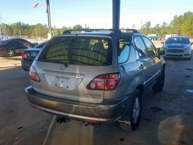 JT6GF10U9Y0063543 - 2000 LEXUS RX 300 GOLD photo 4