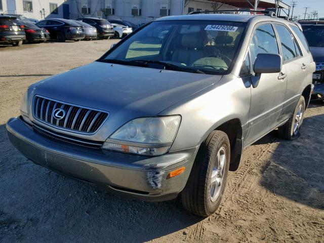 JTJGF10U020144881 - 2002 LEXUS RX 300 GRAY photo 2