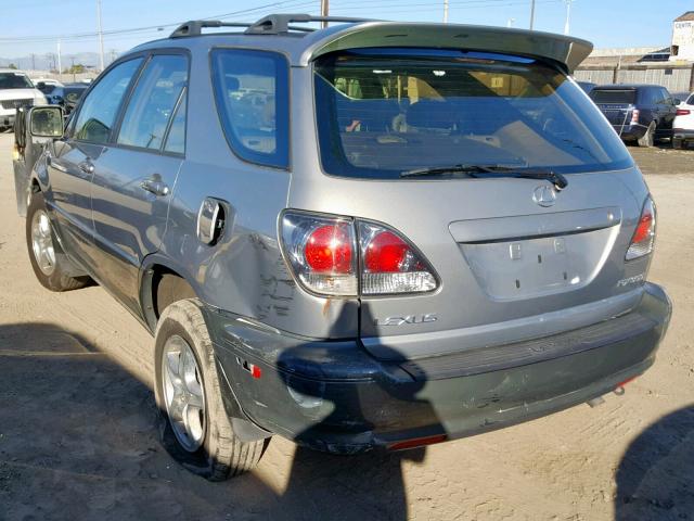 JTJGF10U020144881 - 2002 LEXUS RX 300 GRAY photo 3