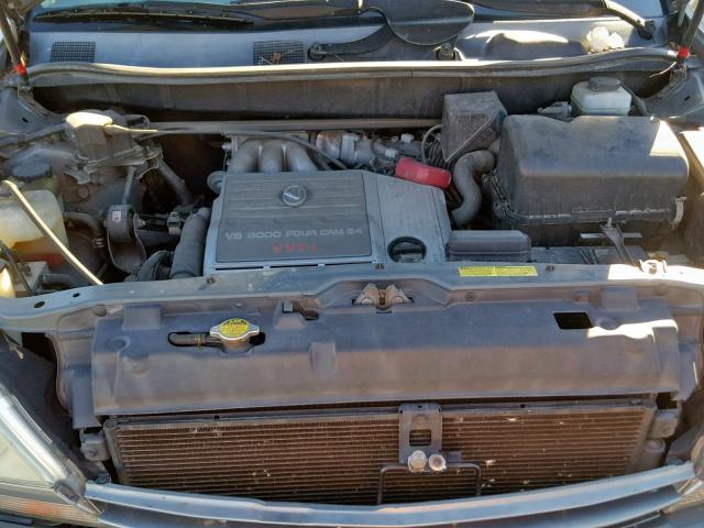 JTJGF10U020144881 - 2002 LEXUS RX 300 GRAY photo 7