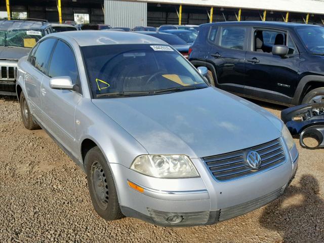 WVWPD63B02P305141 - 2002 VOLKSWAGEN PASSAT GLS SILVER photo 1