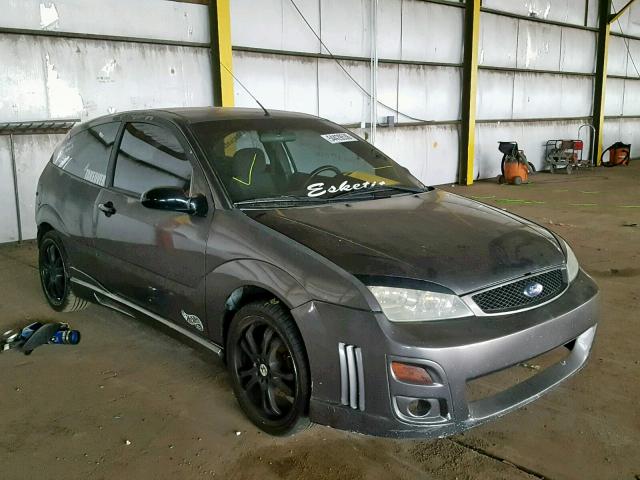 1FAFP31NX7W178545 - 2007 FORD FOCUS ZX3 GRAY photo 1